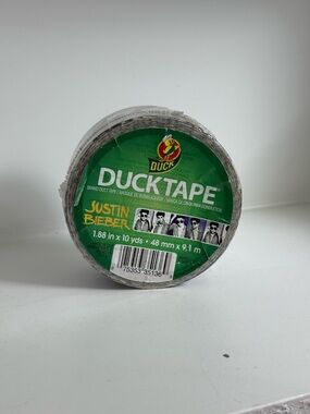 Duck Tape Justin Bieber Graphic Duct Tape  SEALED